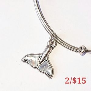 🦋 ALEX AND ANI WHALE TAIL BANGLE BRACELET
